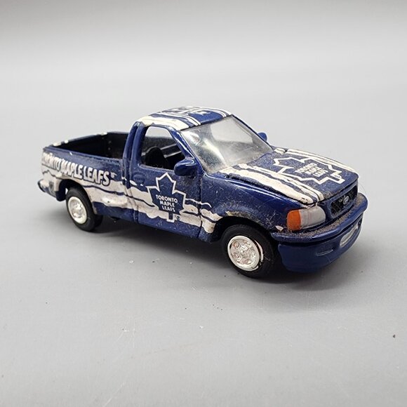 Ford F-150 Pickup Toronto Maple Leafs NHL 1:64 Diecast Truck Blue White - Picture 7 of 8